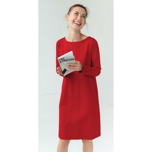 Loft Drop waist petite style longsleeve mini dress